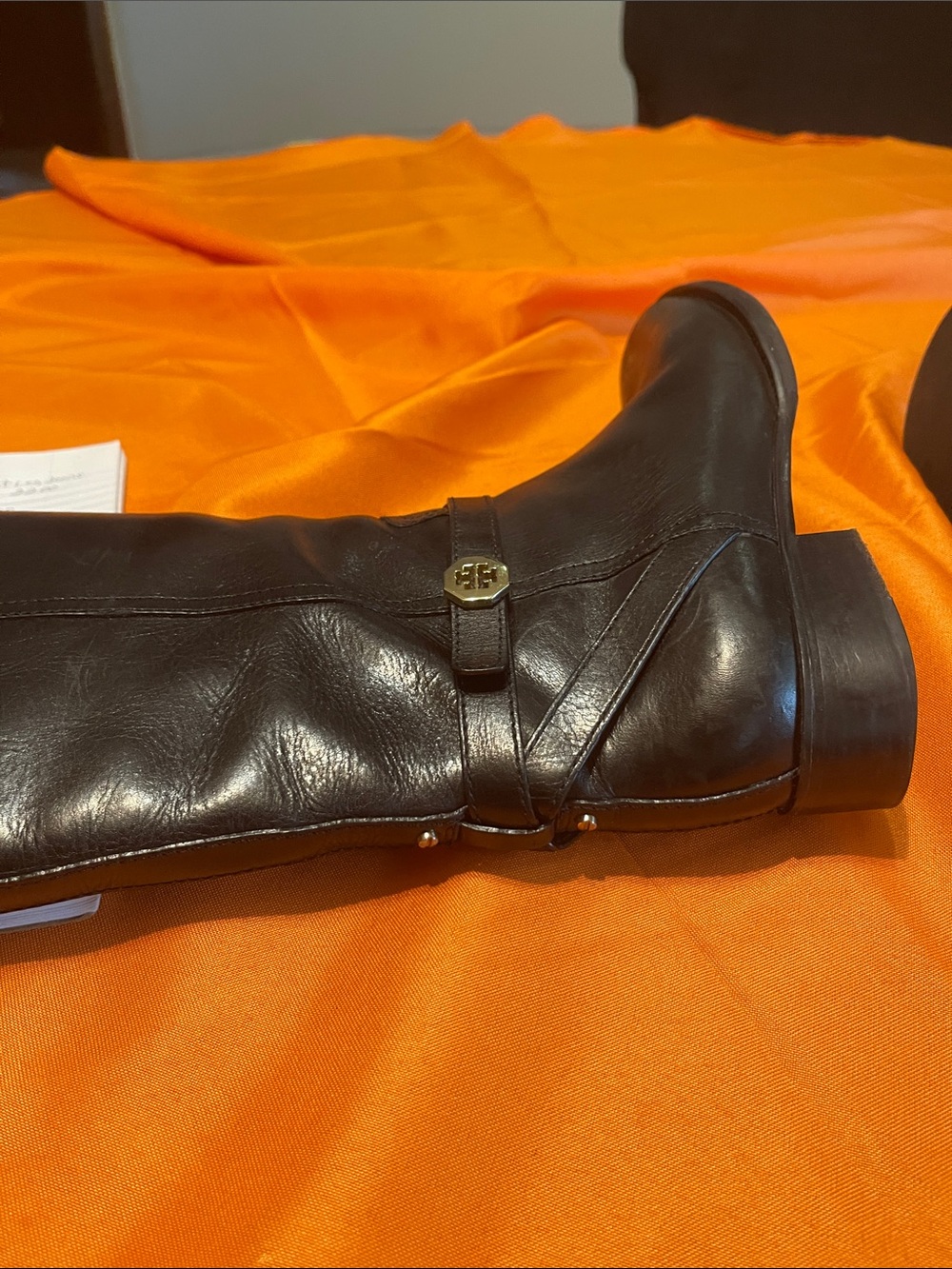 Tory Burch Round Toe Riding Boots - Picture 3 of 5